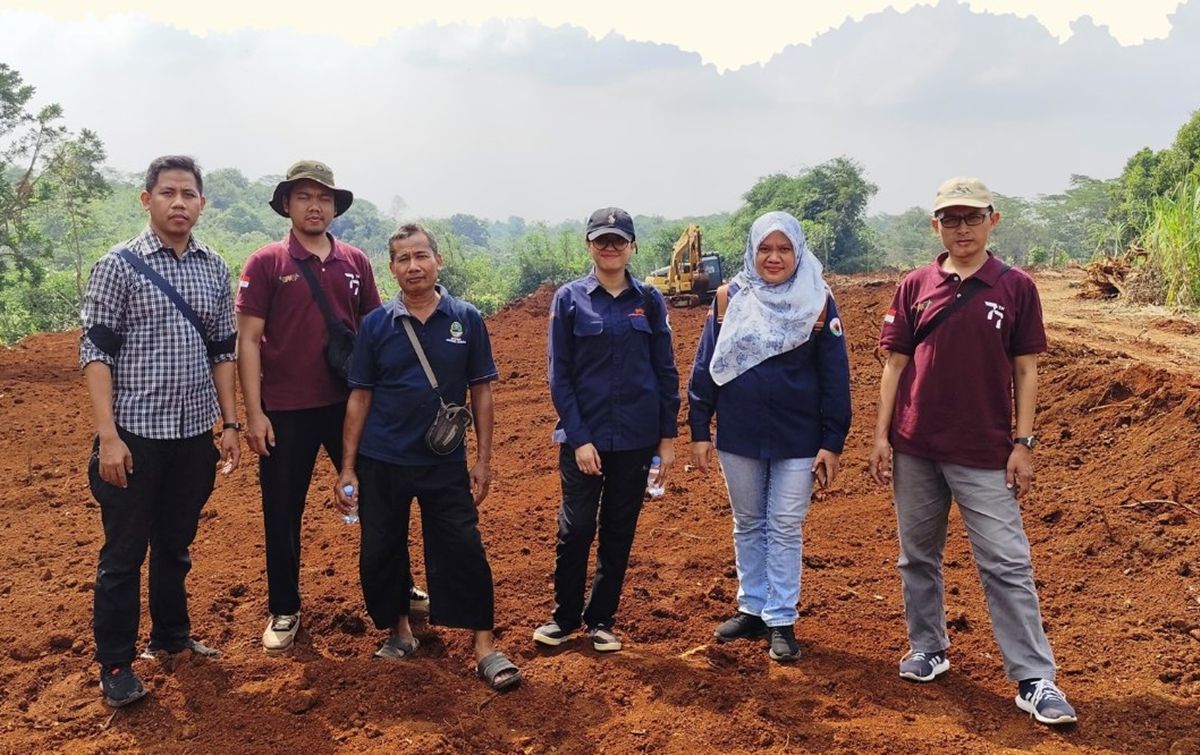 Areal kebun benih tebu Balai Pengembangan dan Produksi Benih Perkebunan (BPPB) Benih Perkebunan (BPPB) Dinas Perkebunan Provinsi Jawa Barat di Cipeo, Subang.