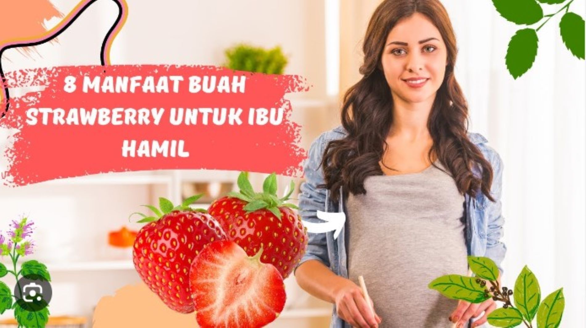 Ilustrasi Manfaat buah strawberi untuk ibu hamil/