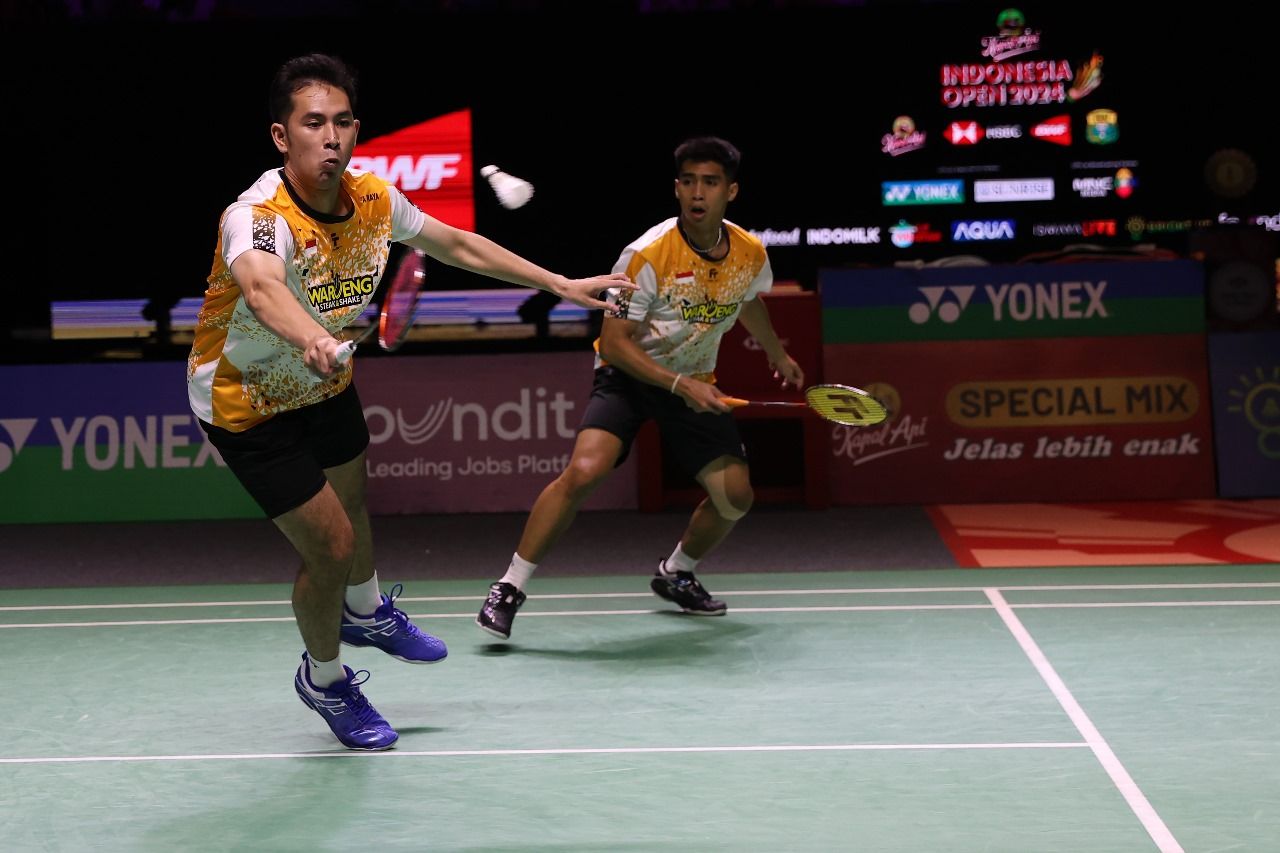 asangan Sabar Karyaman Gutama-Moh Reza Pahlevi Isfahani satu-satunya wakil Indonesia tersisa di semifinal Indonesia Open 2024.