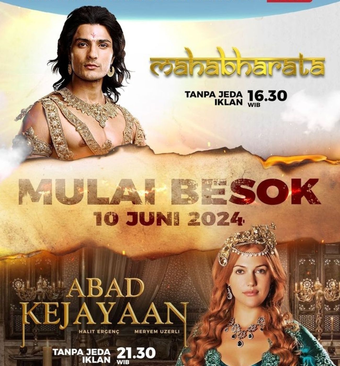 Jadwal ANTV Hari Ini 10 Juni 2024: Saksikan Kembali Mahabharata Hingga Abad Kejayaan Tanpa Jeda Iklan!
