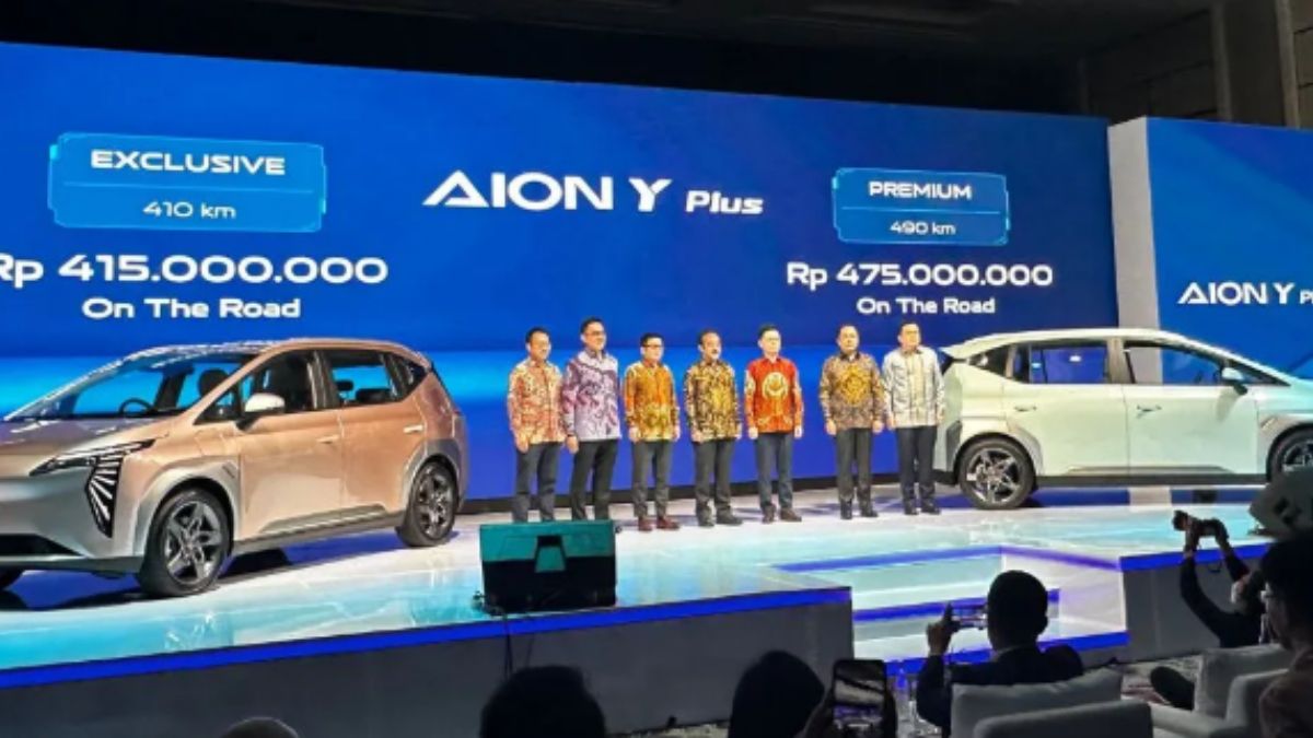 Peluncuran mobil listrik GAC AION Y Plus pada Rabu 19 Juni 2024 di Jakarta