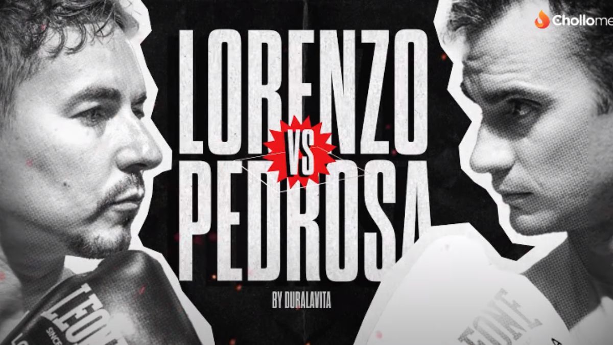 Poster pertarungan tinju Jorge Lorenzo vs Dani Pedrosa yang berlangsung hari ini, Kamis 20 Juni 2024