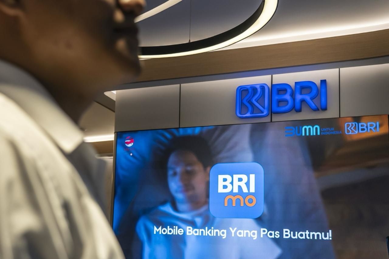 Ilustrasi Mobile Banking BRI