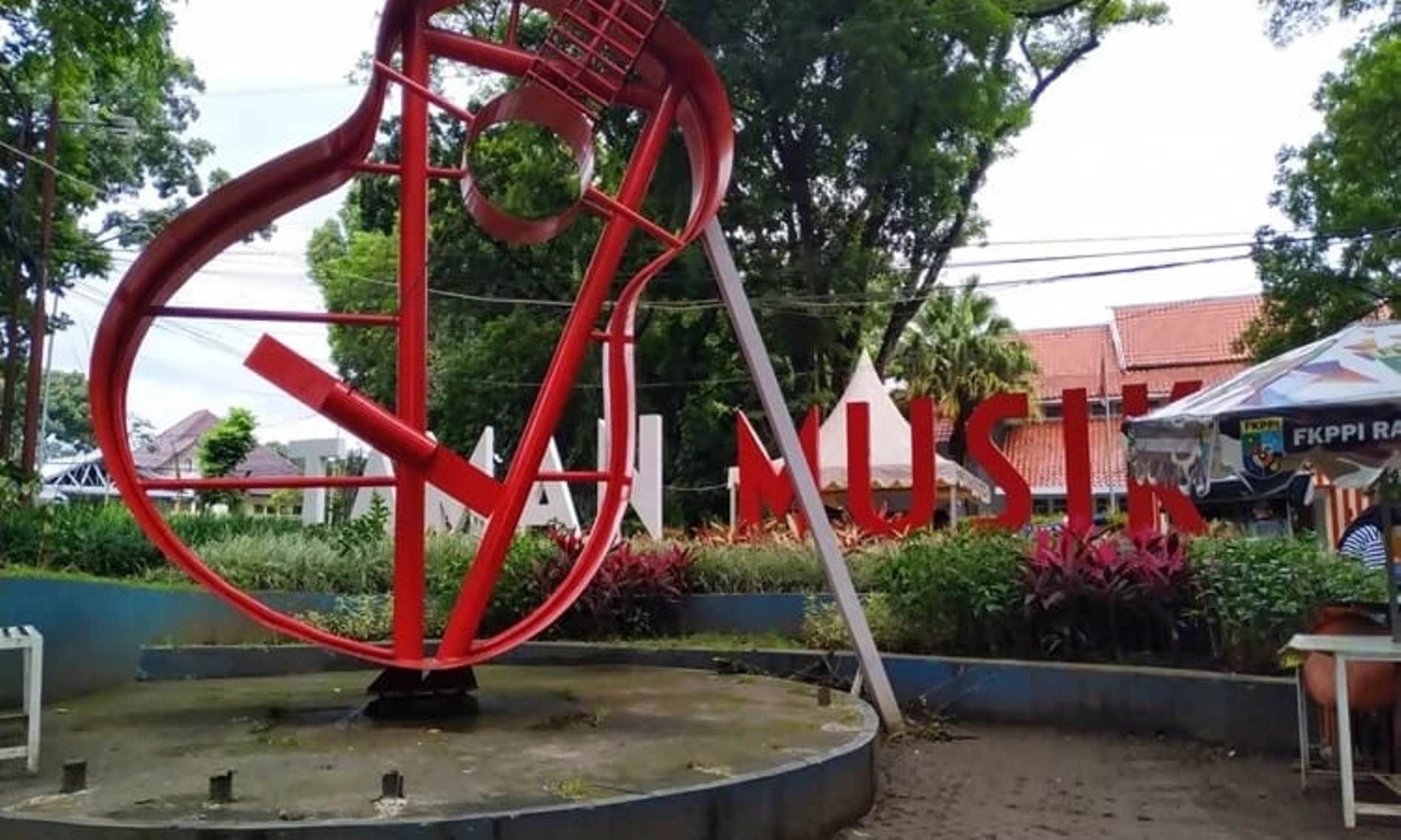 Taman Musik di Centrum tempat isi liburan sekolah di Bandung 