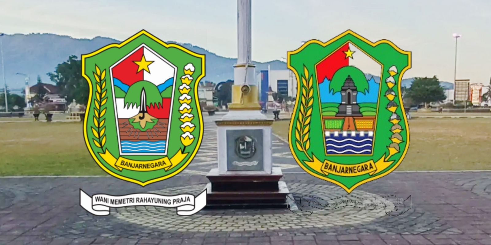 Logo Lama dan Logo Baru Kabupaten Banjarnegara