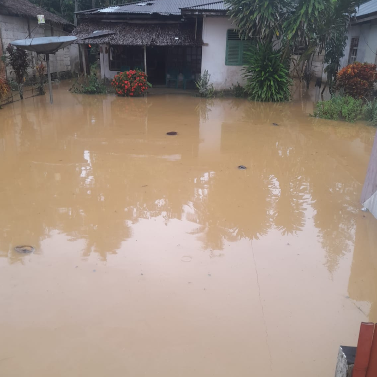 BREAKING NEWS: Banjir Terjang Bolsel, Puluhan Rumah Tergenang Air