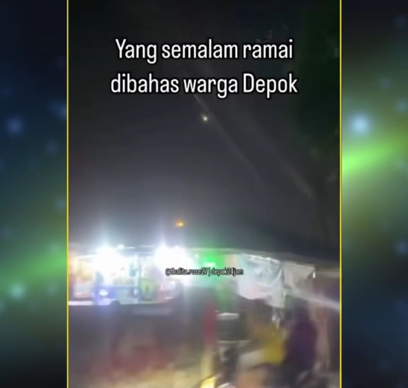 Warga Depok Dihebohkan Dengan Kilatan Cahaya di Langit Diduga Meteor Jatuh, Netizen: Kalau Depok Hiraukan