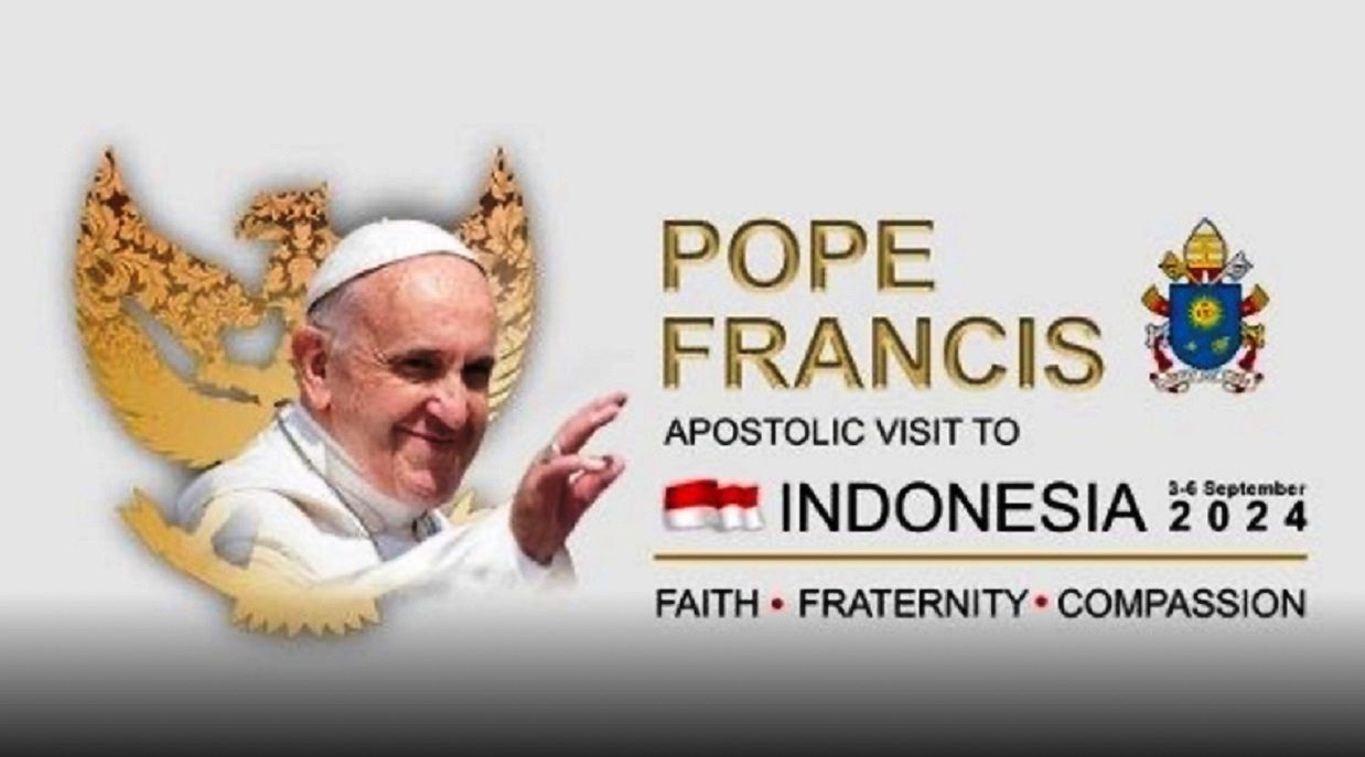 Logo resmi kunjungan Paus Fransiskus