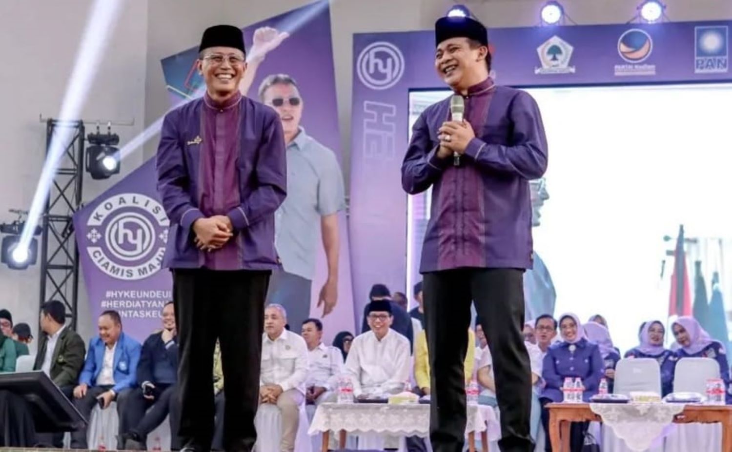 Pilkada 2024 Ciamis: HEBAT! Herdiat - Yana Diusung 7 Partai - Ide Jabar