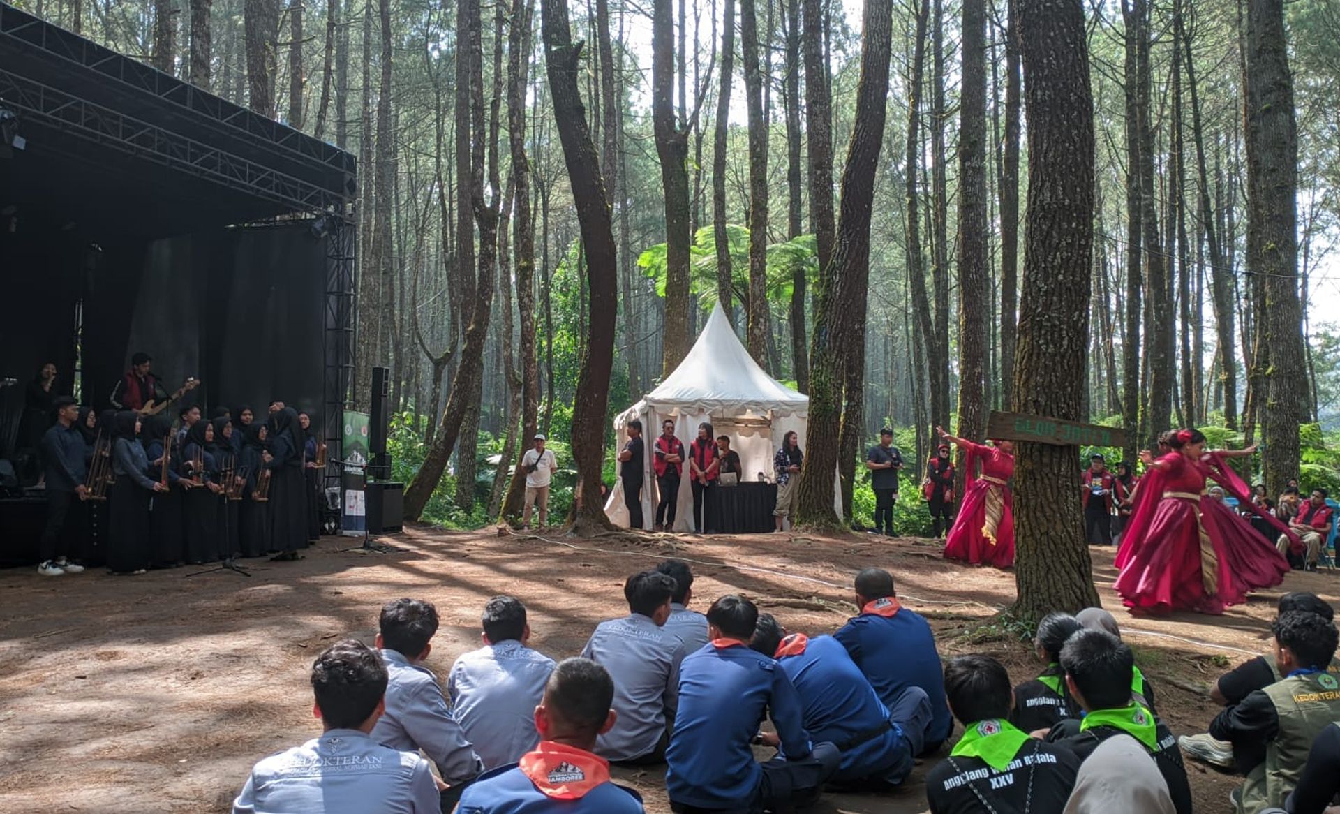 International Jamboree 2024 yang digelar FK Unjani di Curug Layung Lembang