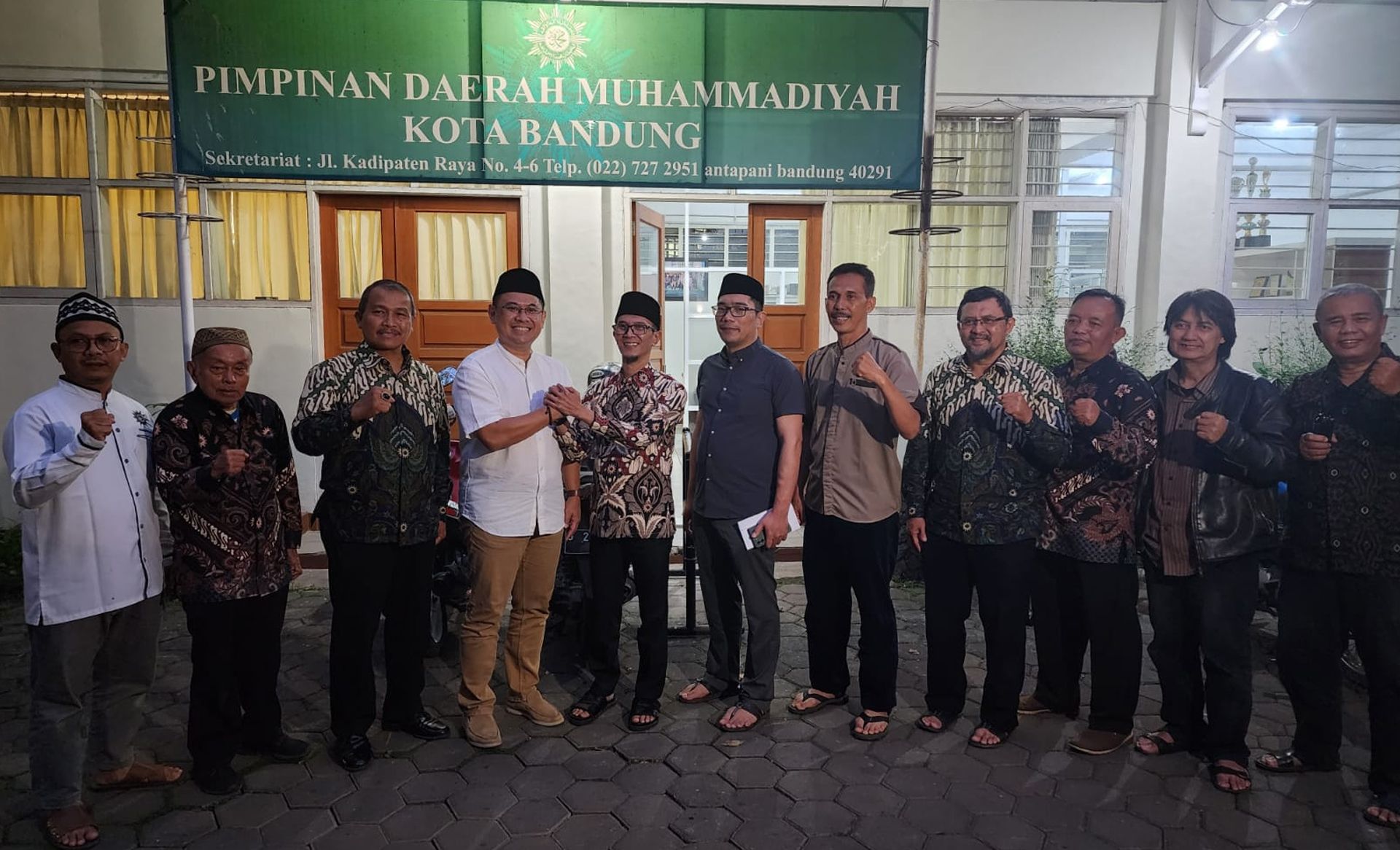 Bakal Calon Wali Kota Bandung Arfi Rafnialdi bertemu dengan jajaran Pengurus Daerah Muhammadiyah Kota Bandung, Rabu 17 Juli 2024