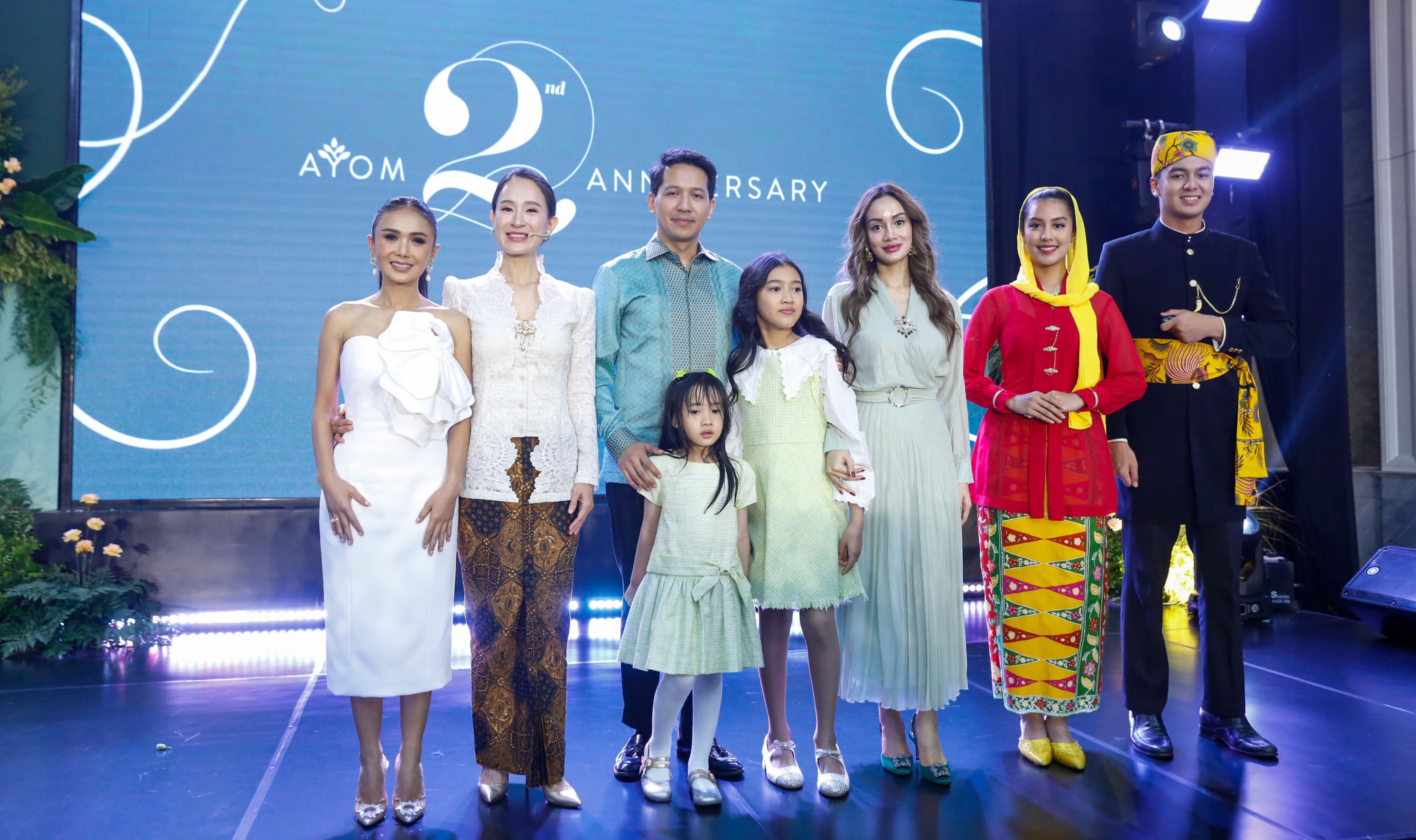 Ulang tahun ke-2 Ayom di kawasan SCBD Jakarta, Jumat 6 September/