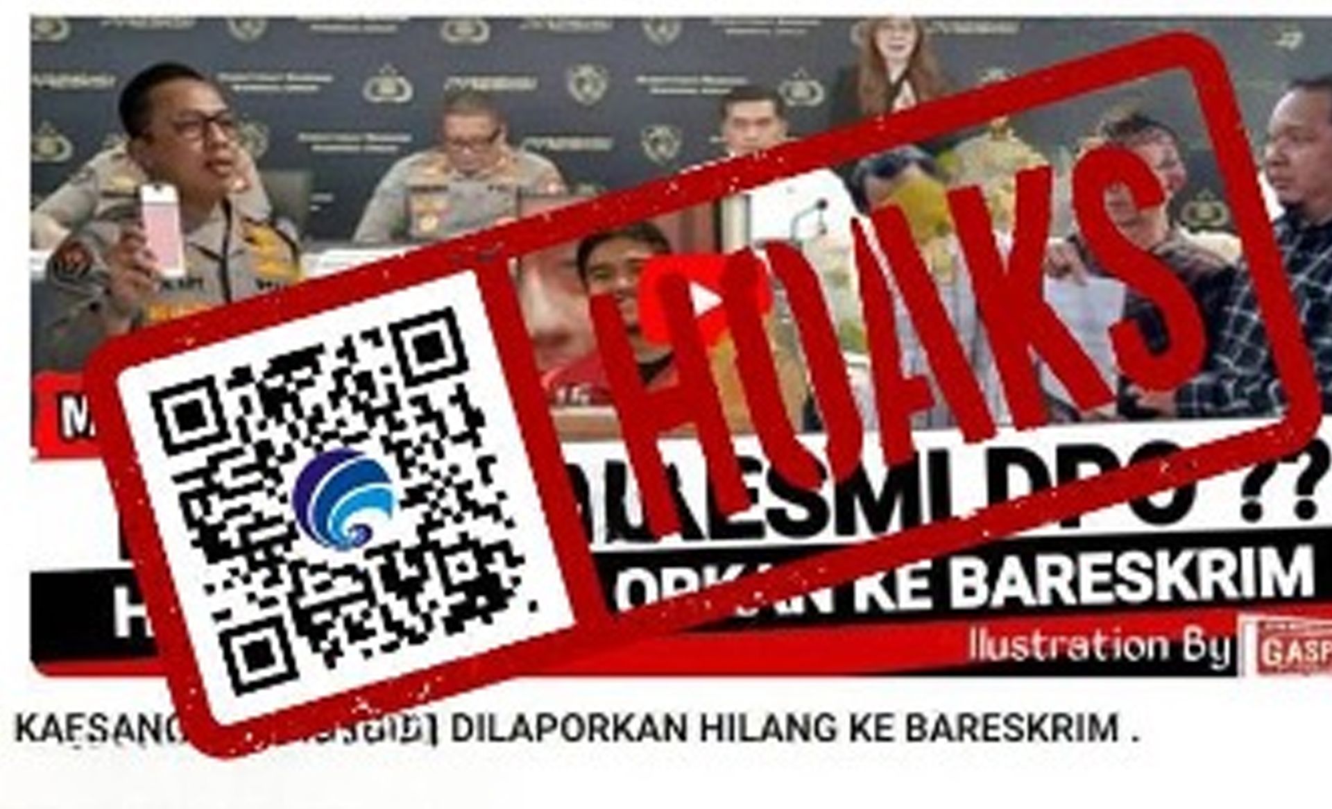 Polisi Resmi jadikan Kaesang DPO Hoax