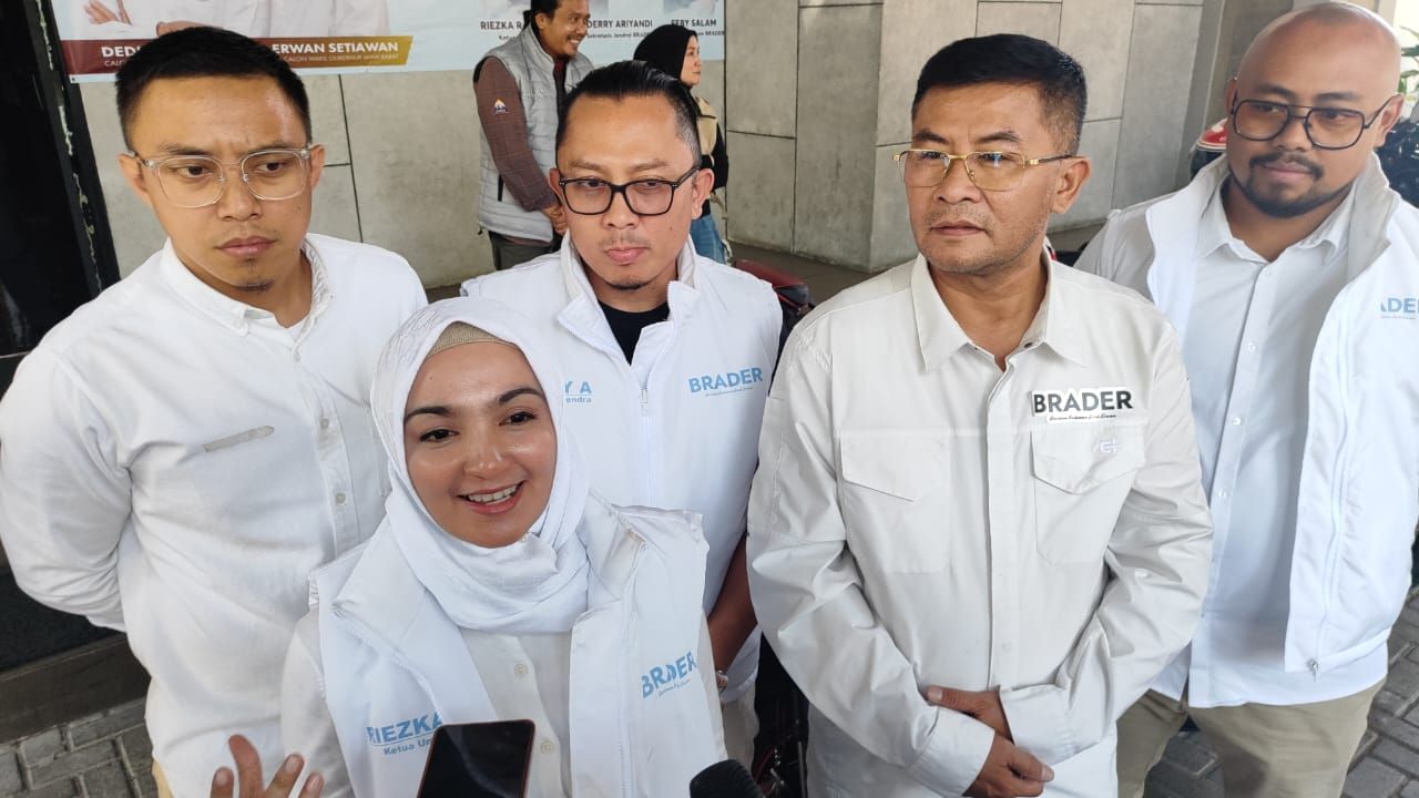 Ketua Umum Brader Riezka Rahmatiana mengatakan kehadiran Brader sebagai relawan pasangan Dedi-Erwan di Pilgub Jabar 2024 karena mereka mendukung program visi dan misi pasangan tersebut.