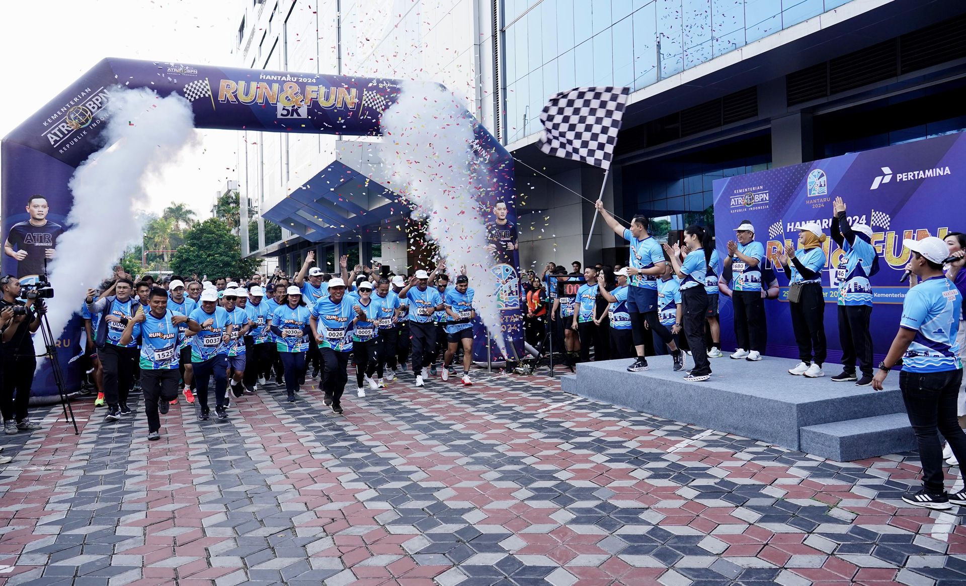 Peringatan Hari Agraria dan Tata Ruang (HANTARU) 2024, Kementerian Agraria dan Tata Ruang/Badan (ATR/BPN) Pertanahan Nasional menyelenggarakan HANTARU 2024 Run & Fun 5k, Minggu 29 September 202