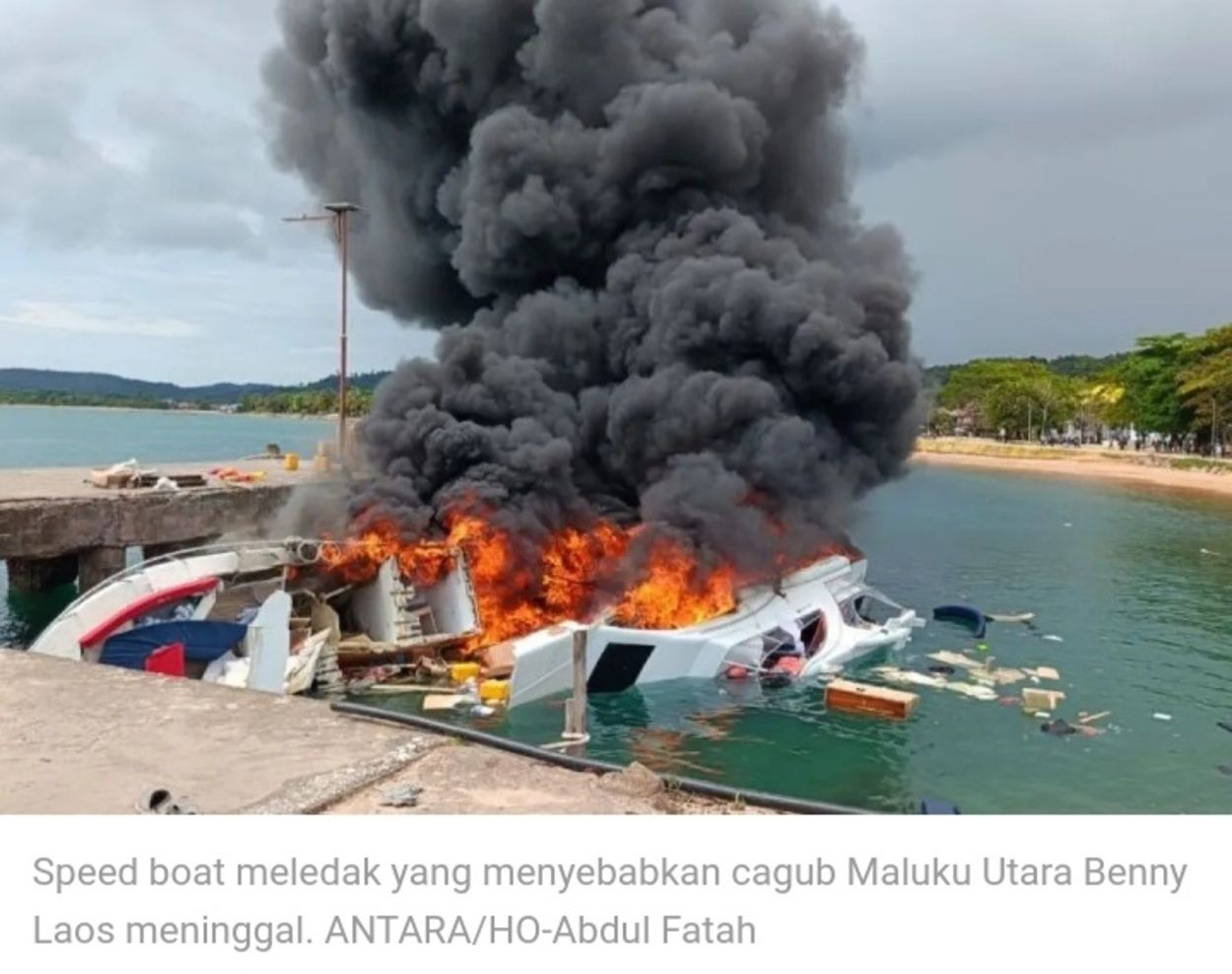 Meninggal Di Speedboat Meledak Di Bobong Taliabu Maluku Utara, Calon ...