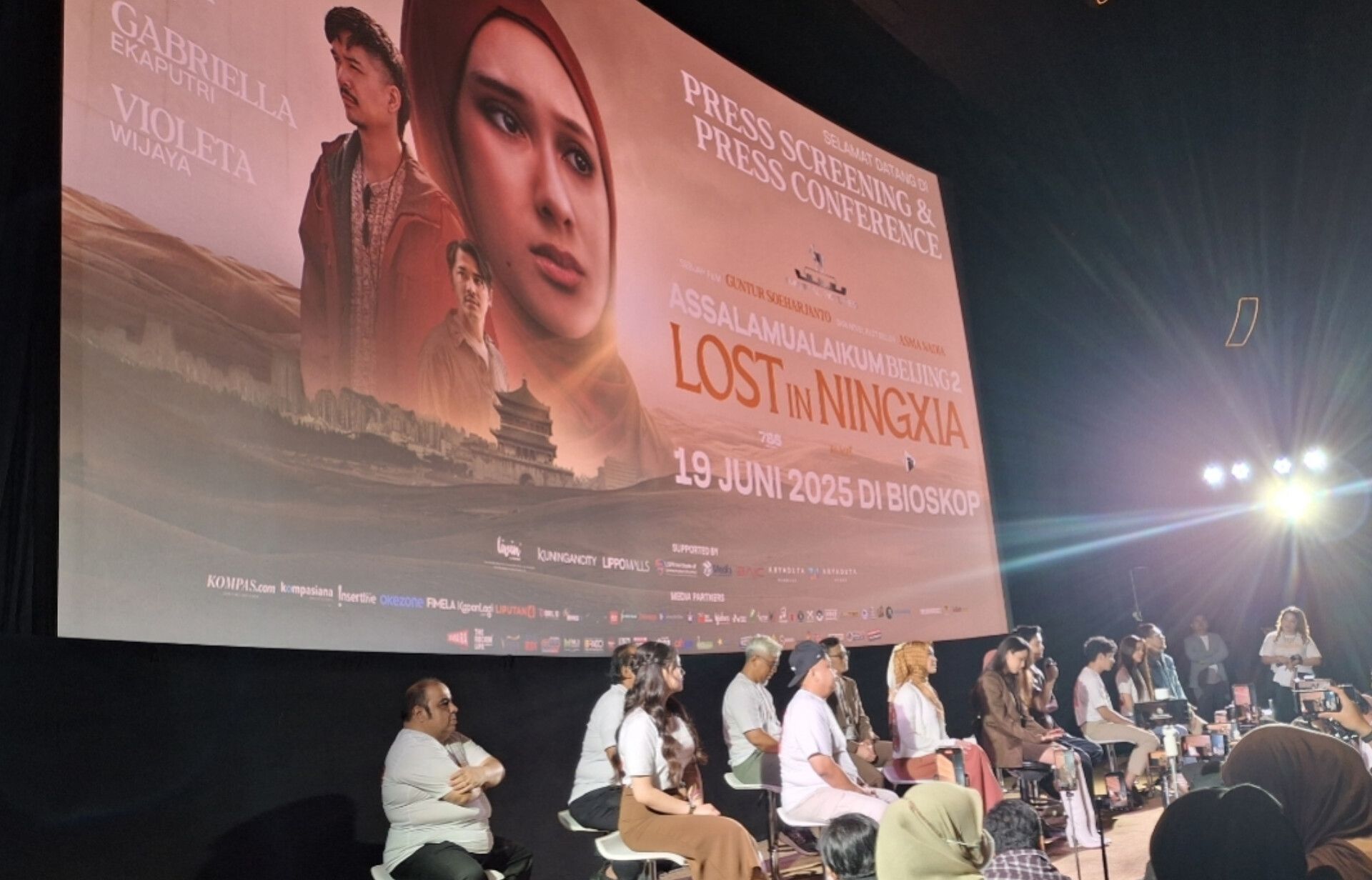 Gala premiere di XXI Epicentrum, Jakarta Selatan, Selasa 10 Juni 2025/