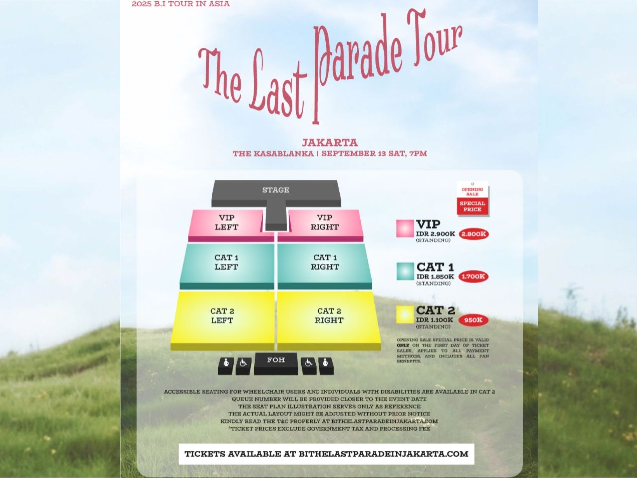 Harga Tiket Konser B.I Jakarta 2025
