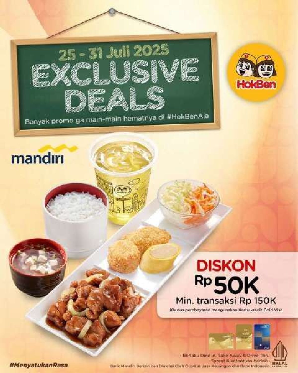 Cara Mendapatkan Promo HokBen dan Mandiri Juli 2025