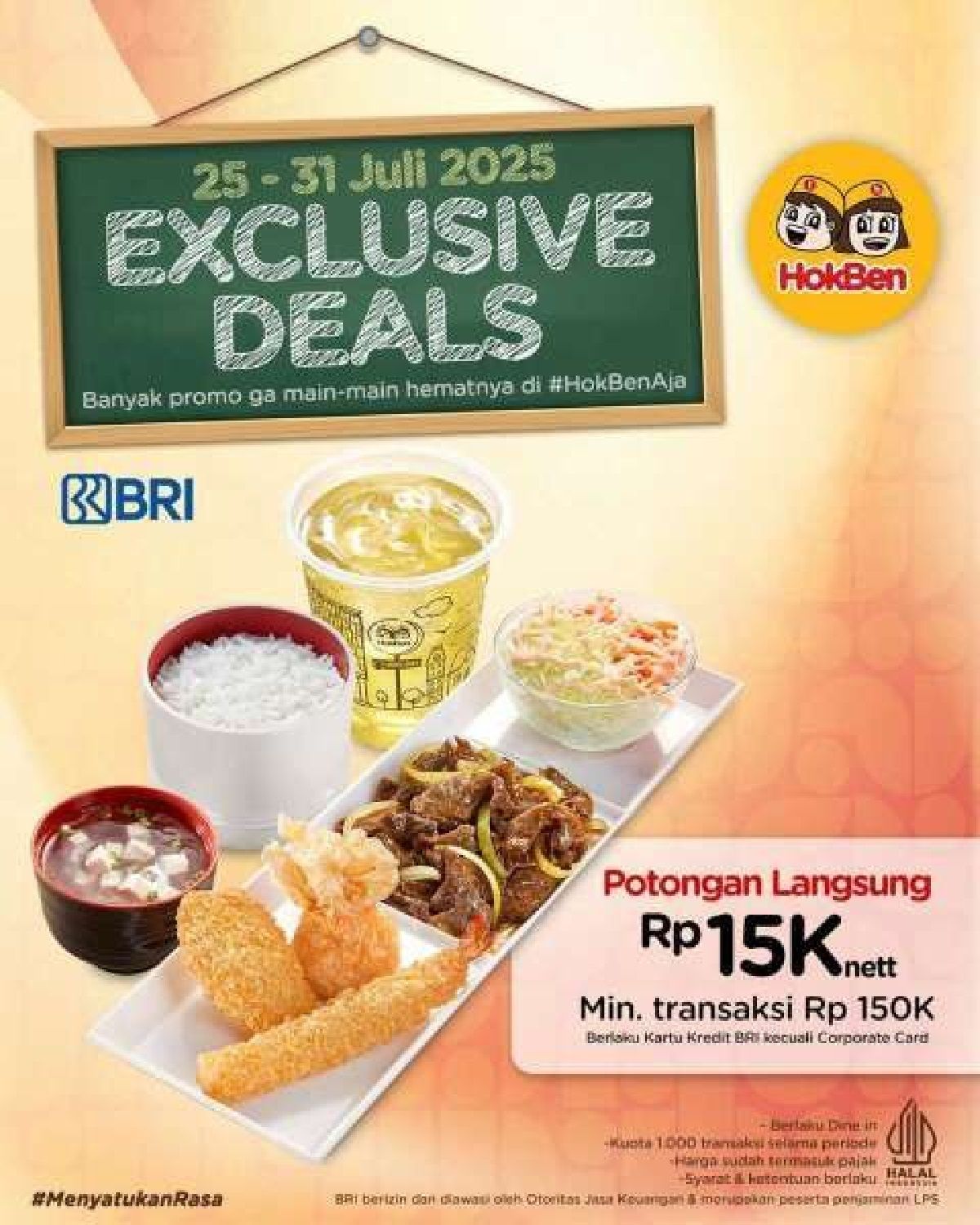 Syarat dan Ketentuan Promo HokBen dan BRI