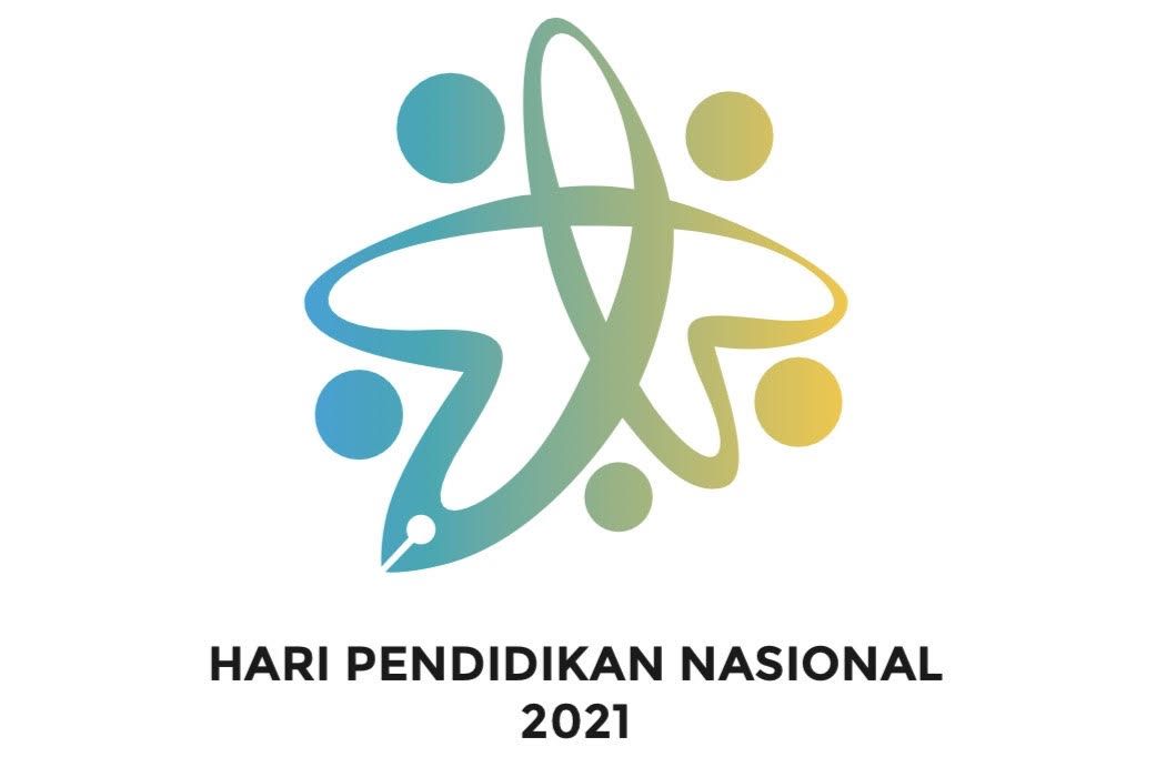 Logo Hari Pendidikan Nasional 2021.