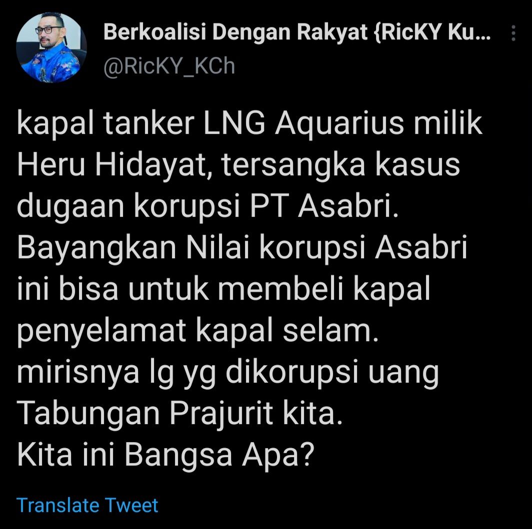 Cuitan Ricky Kurniawan.