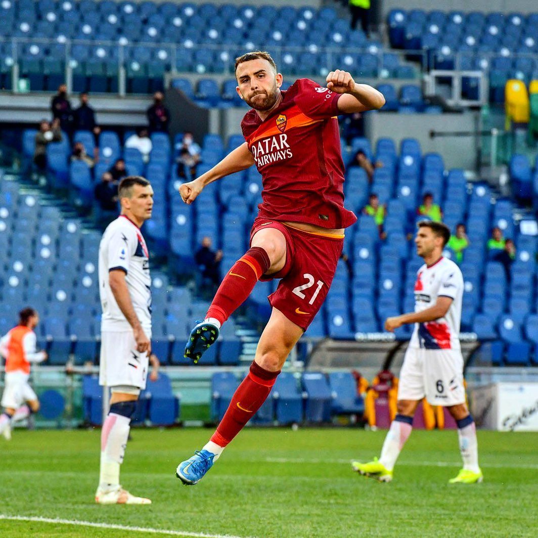 Borja Mayoral berhasil mencetak dua gol pada pertandingan melawan Crotone, Senin 10 Mei 2021.