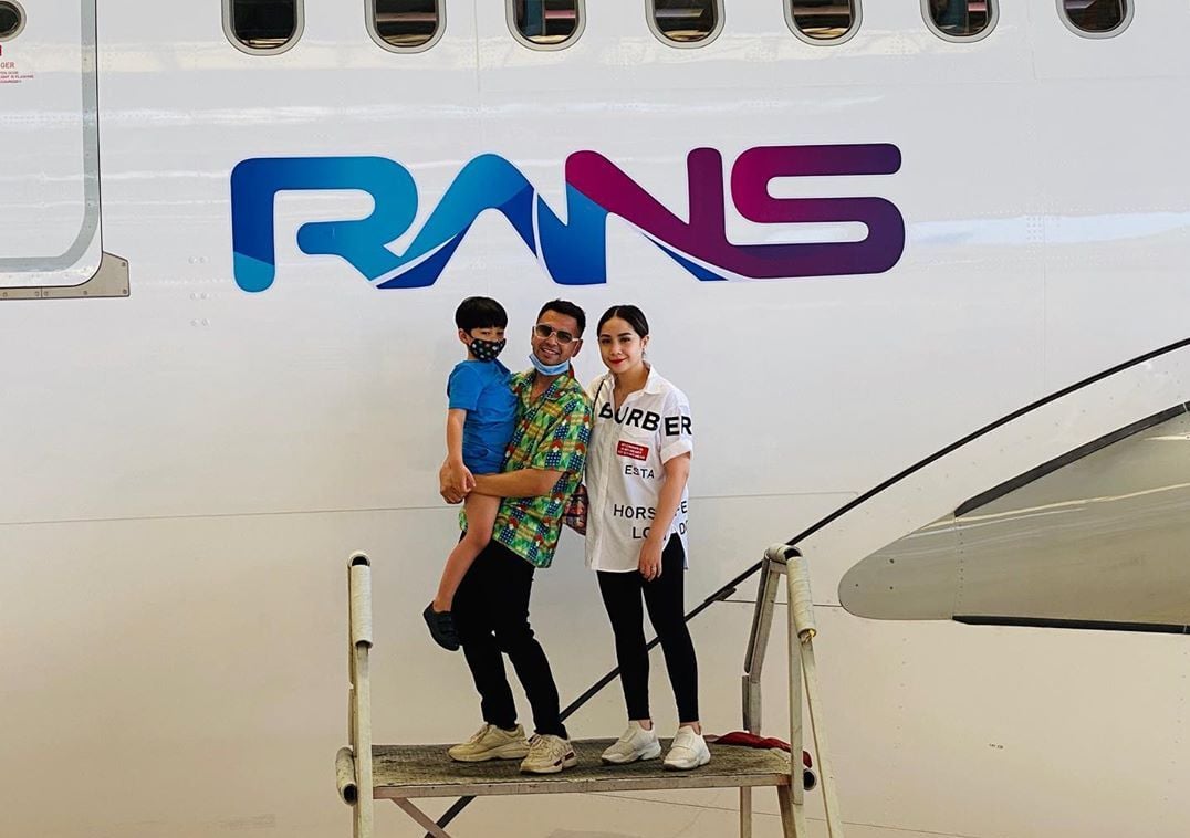 Tulisan RANS Entertainment Mejeng di Bodi Pesawat Garuda 