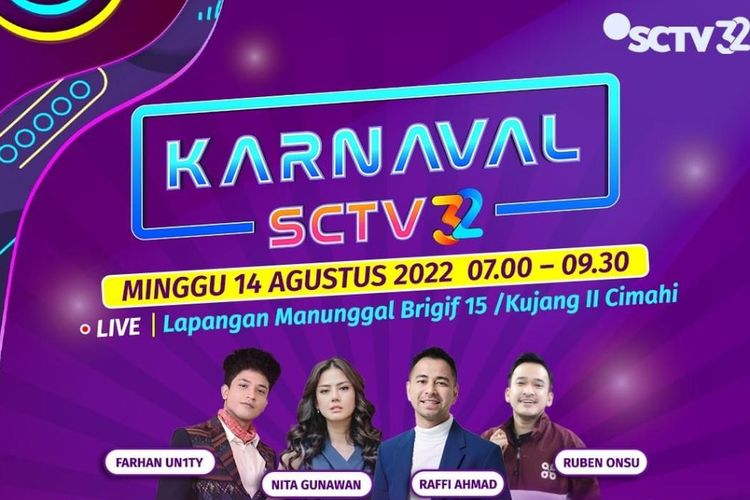 Saksikan Karnaval Sctv Dimeriahkan Oleh Happy Asmara Tayang Pagi Ini Di Jadwal Sctv