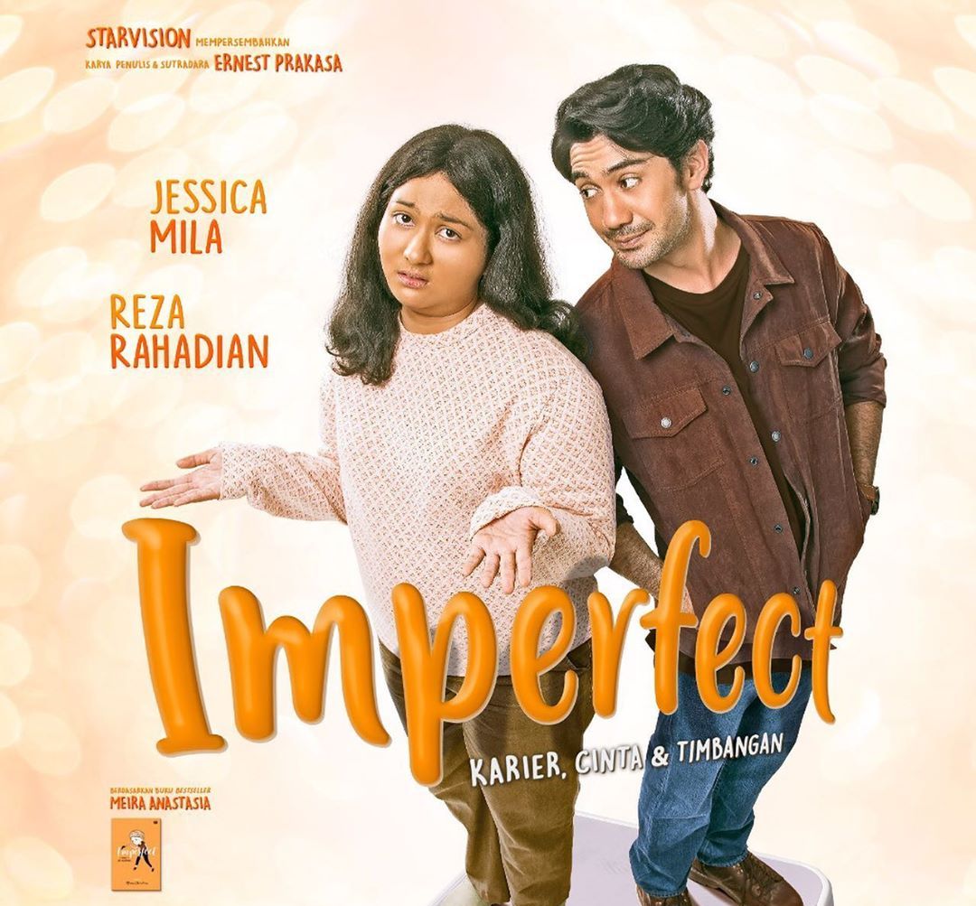sinopsis film Imperfect: karier, cinta dan timbangan dibintangi Jessica Mila dan Reza Rahadian tayang di SCTV hari ini