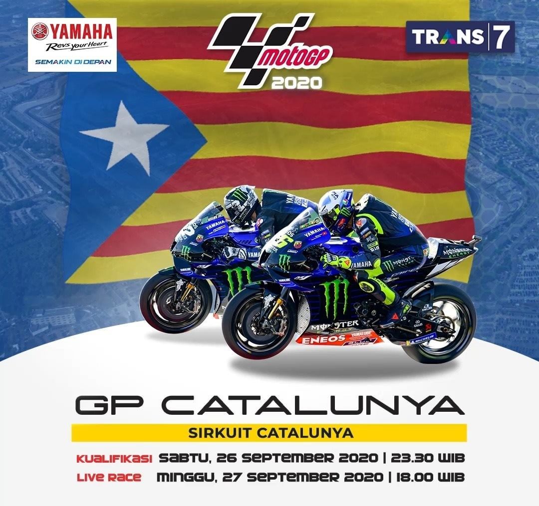 LINK LIVE STREAMING MotoGP Catalunya 2020 di Trans 7 ...