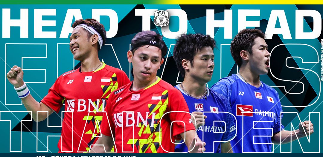 link live streaming final Thailand Open 2022 hari ini, Minggu 22 Mei ada wakil Indonesia di ganda putra Fajar Alfian - Muhammad Rian Ardianto nonton gratis di siaran langsung live iNews TV.