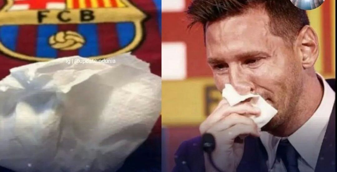 Tisu Bekas Air Mata Lionel Messi Dijual hingga Rp14 Miliar, Seperti Menemukan Emas Berharga