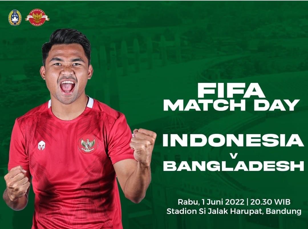 Tinggal KLIk! Link Live Streaming Indonesia Vs Bangladesh di FIFA