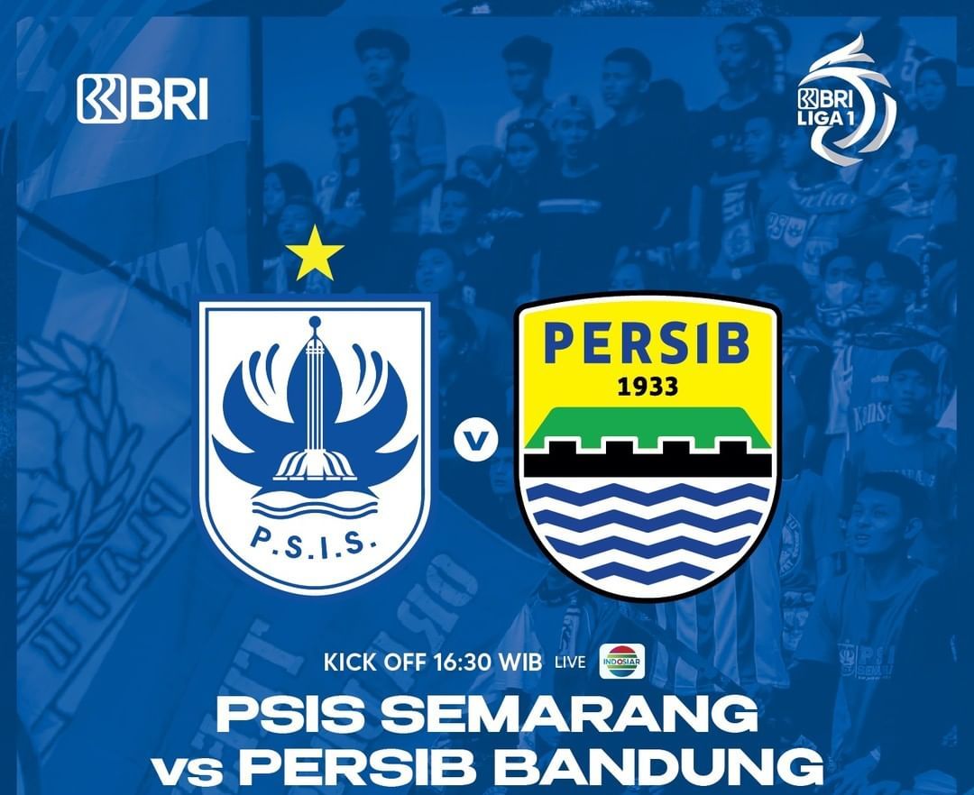 LINK LIVE STREAMING Indosiar PSIS Semarang vs Persib Bandung Liga 1 di TV Online Gratis Hari Ini 31 Januari 2023