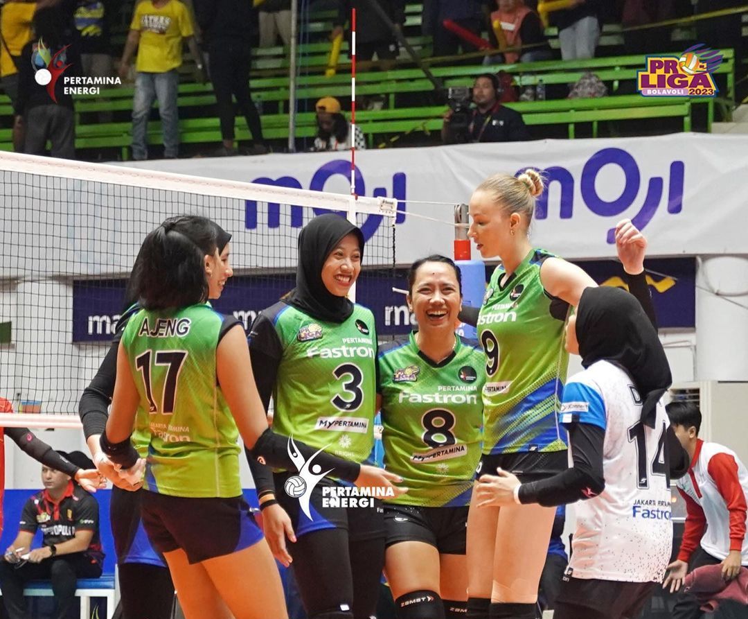 Update klasemen voli putri Proliga 2023 usai laga Jakarta Pertamina Fastron vs Gresik Petrokimia.