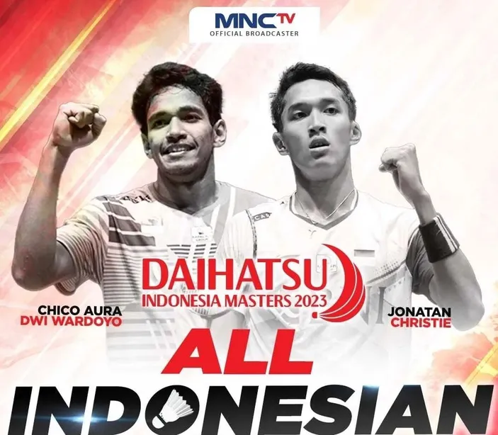 Link Streaming MNCTV Final Indonesia Masters 2023 Hari Ini, Nonton