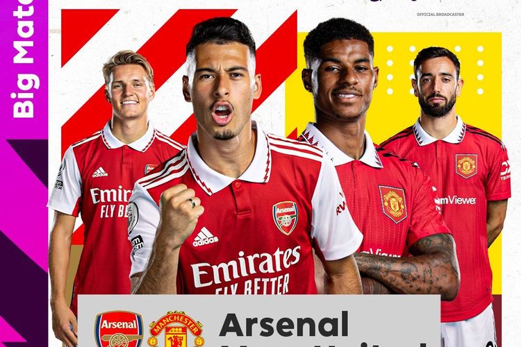 GRATIS LINK NONTON STREAMING Arsenal VS MU Big Match Liga Inggris Prosentase Kemenangan Setan