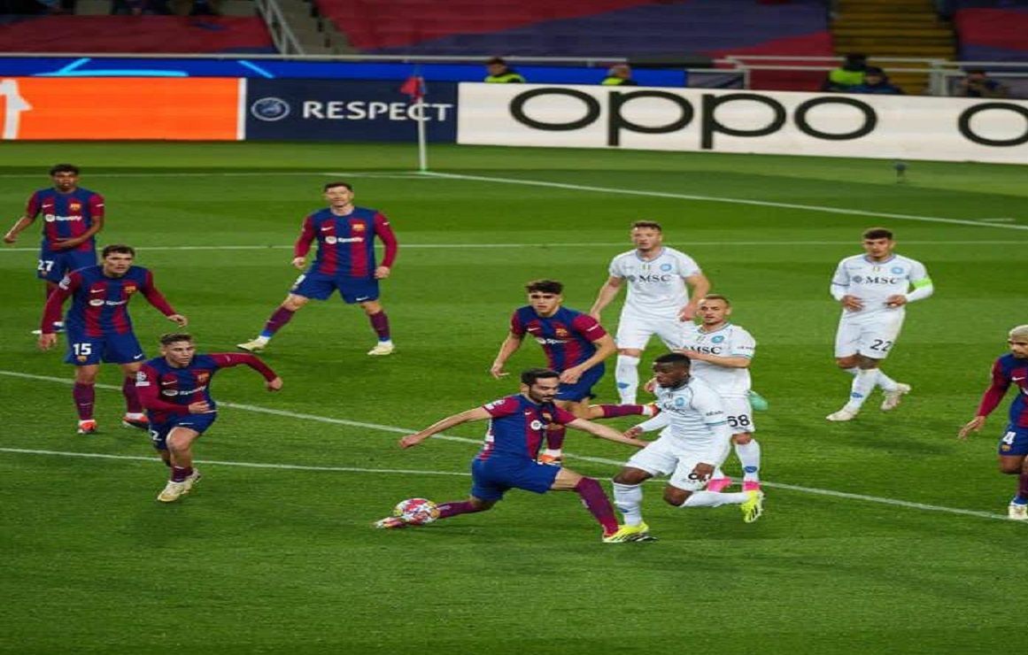 Barcelona manang 3-1 vs Napoli di babak 16 besar Liga Champions.