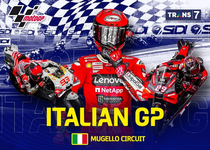 Jadwal Acara Trans7 Hari Ini Minggu 2 Juni 2024 Ada Live Race MotoGP