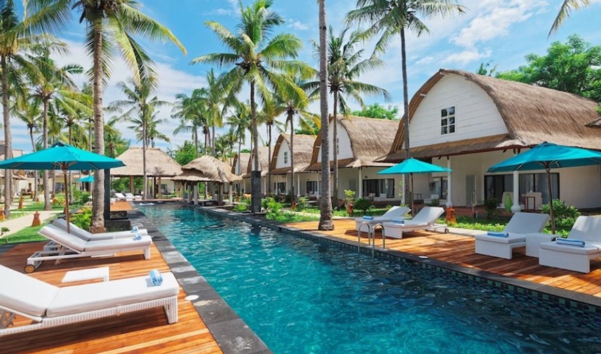Rekomendasi hotel dengan fasilitas nyaman di Gili Trawangan Lombok.