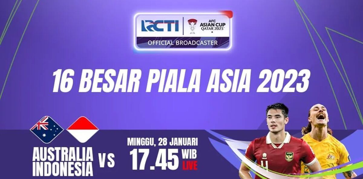 Jadwal siaran langsung 16 besar Piala Asia 2023