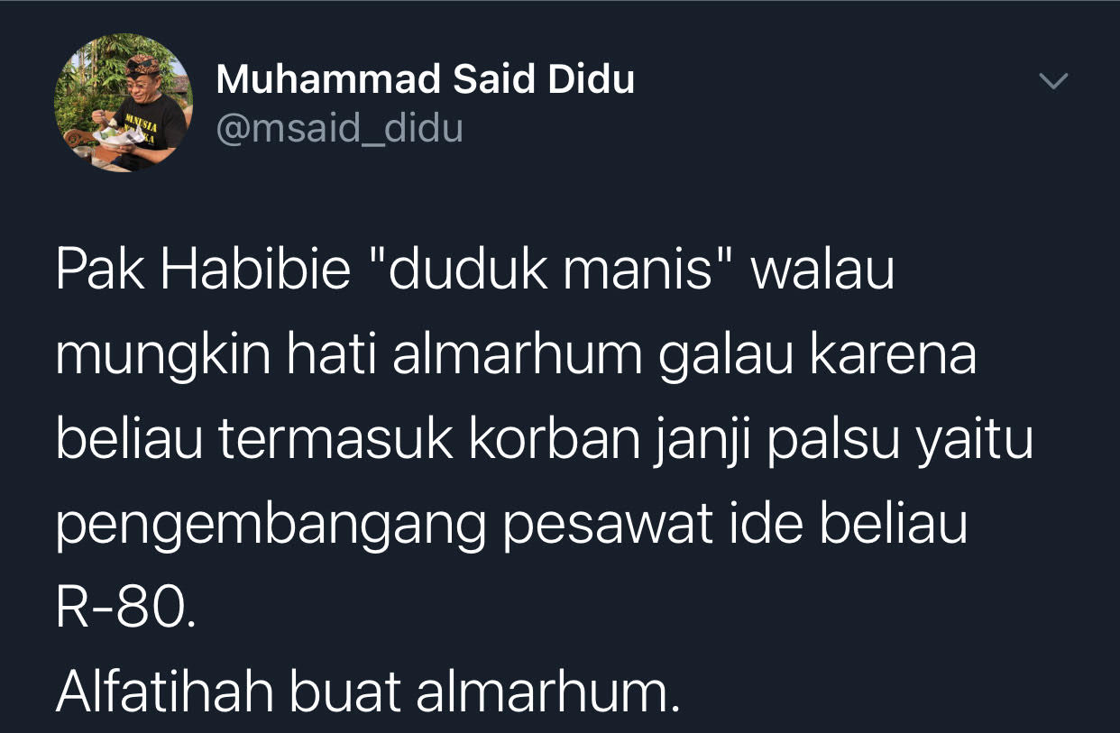 Cuitan Muhammad Said Didu.