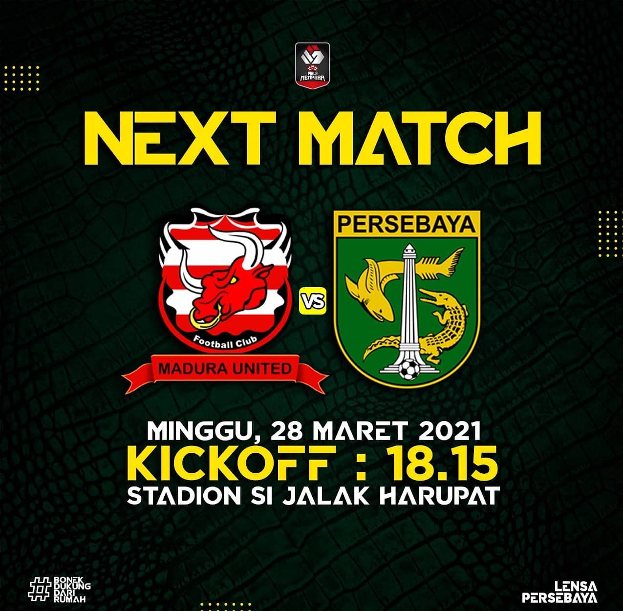 Jadwal Tv Indosiar Hari Ini Minggu 28 Maret 2021 Saksikan Piala Menpora 2021 Madura United Fc Vs Persebaya Berita Kbb