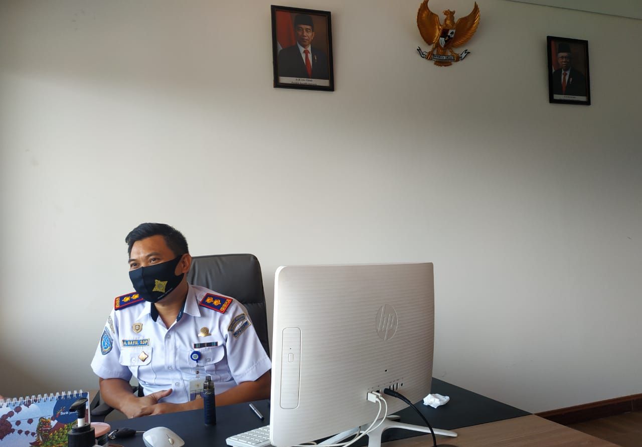 Koordinator Satuan Pelayanan Terminal Tipe A Purwokerto, Bayu Setiawan.