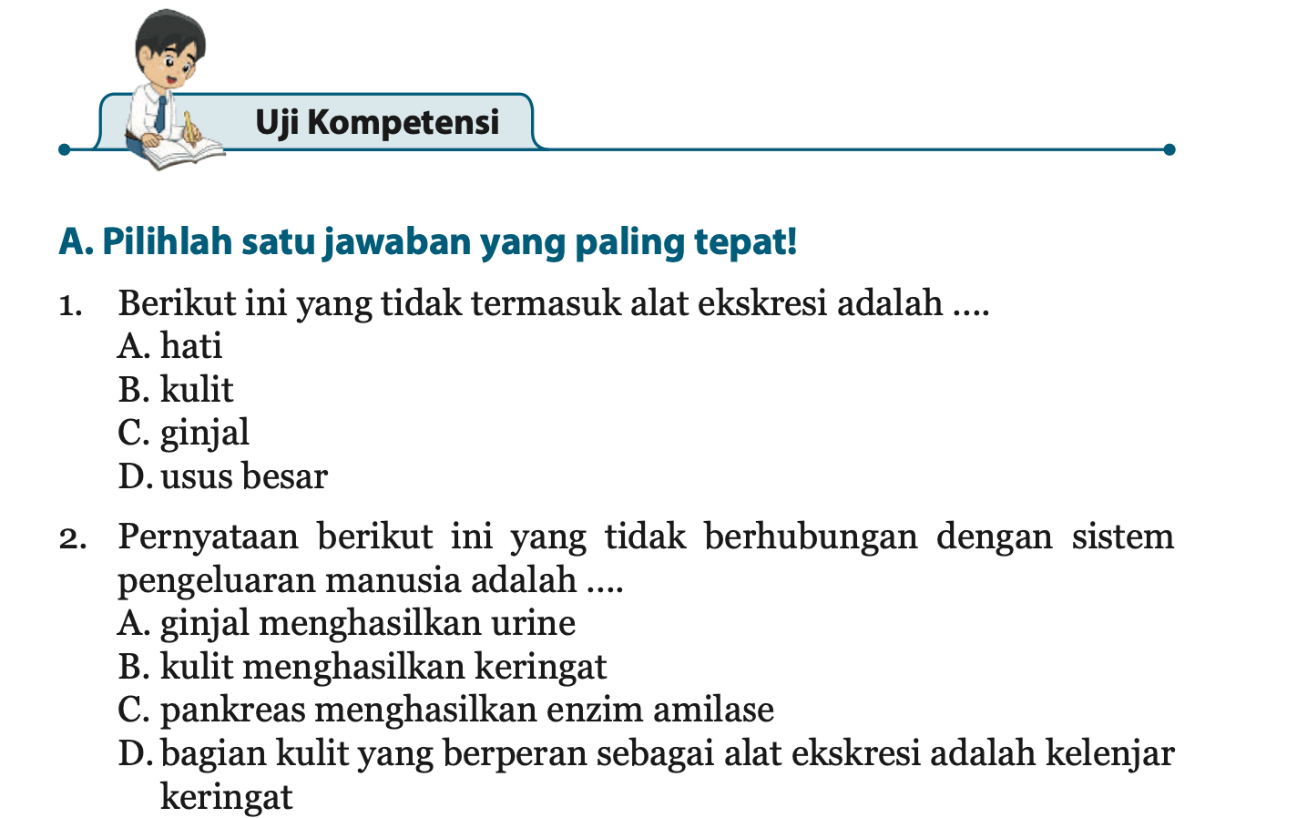 Kunci Jawaban IPA Kelas 8 Halaman 110, 111, 112 Soal Esai Uji ...