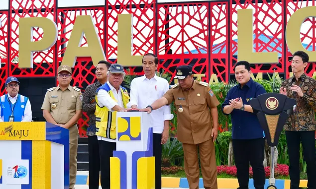 SPALD-T Terbesar di Kawasan Timur Indonesia Diresmikan Jokowi 