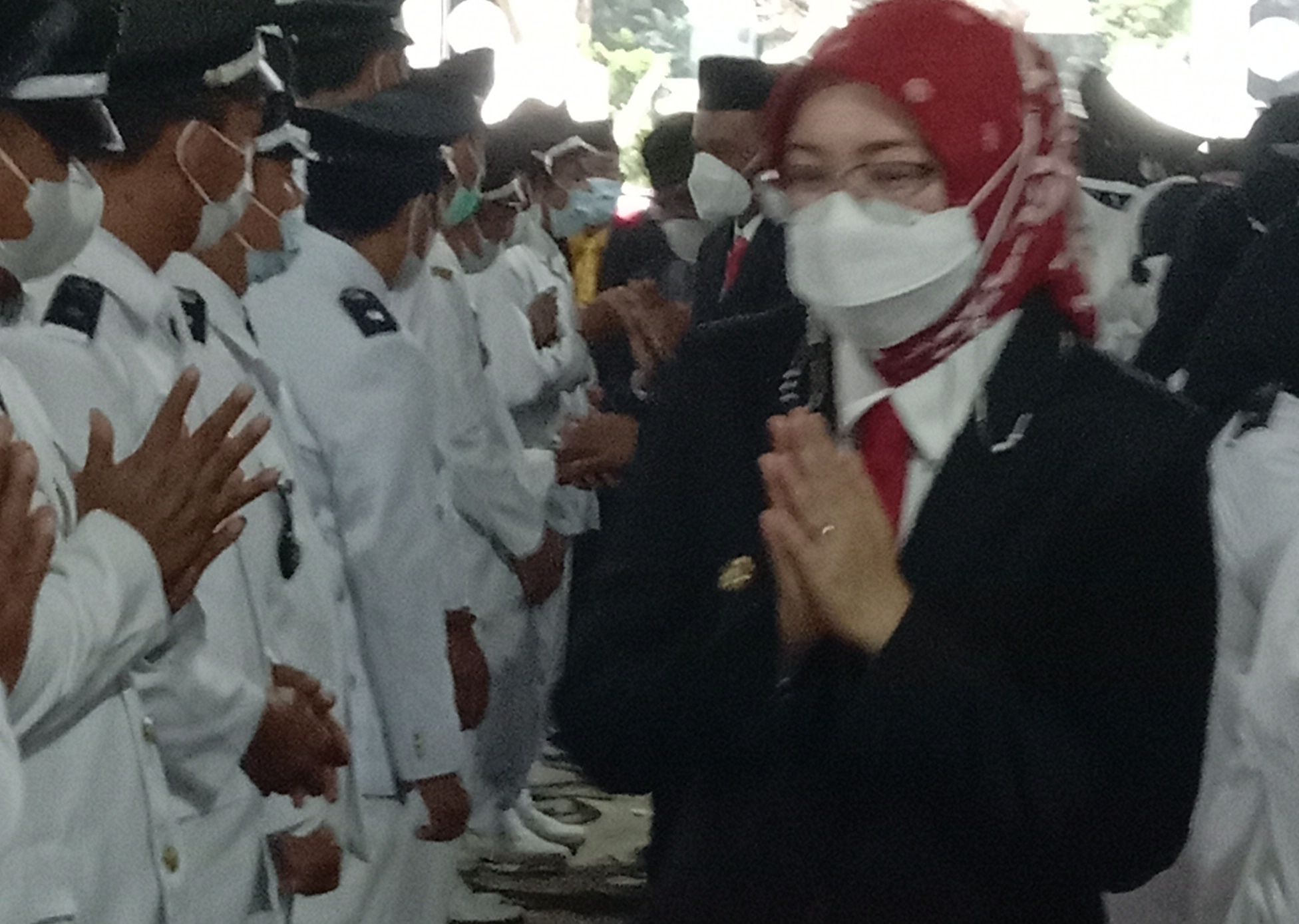 Pelantikan Kades di Purwakarta, sesi kedua. (foto-foto: Roni Sarkoni/ PikiranRakyat-Bogor.com) 