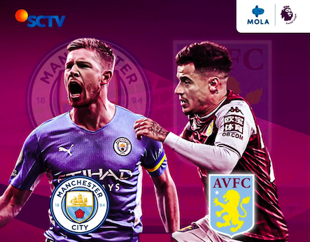 Info jam tayang dan link live streaming Manchester City vs Aston Villa yang tayang juga di TV SCTV malam ini, Minggu, 22 Mei 2022.