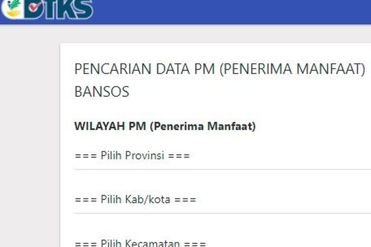 Cara Daftar DTKS Kemensos 2022 Online, Bisa Dapat Bansos PKH, BPNT ...